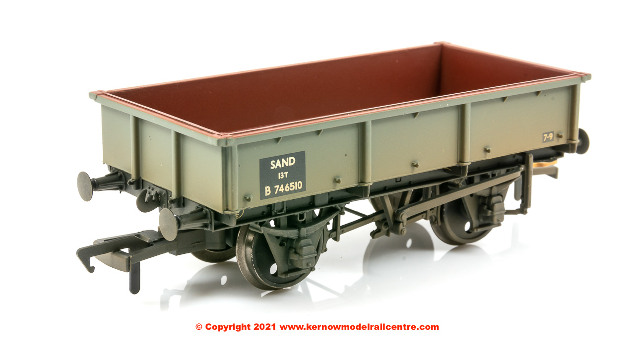 37-353B Bachmann 13 Ton Steel Sand Tippler Wagon BR Grey Weathered - Era 4.
